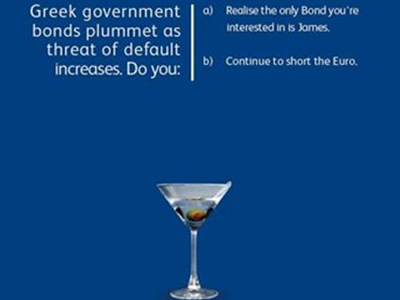 Διασυρμός της ελληνικής Οικονομίας στο μετρό του Λονδίνου